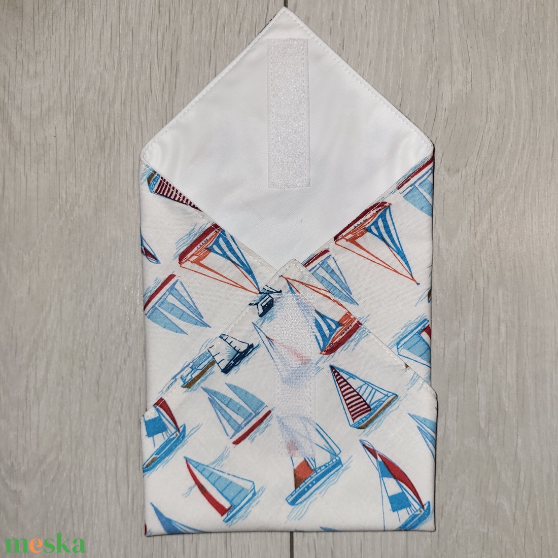 Szendvicscsomagoló vitorlás - táska & tok - uzsonna- & ebéd tartó - szendvics csomagoló - Meska.hu