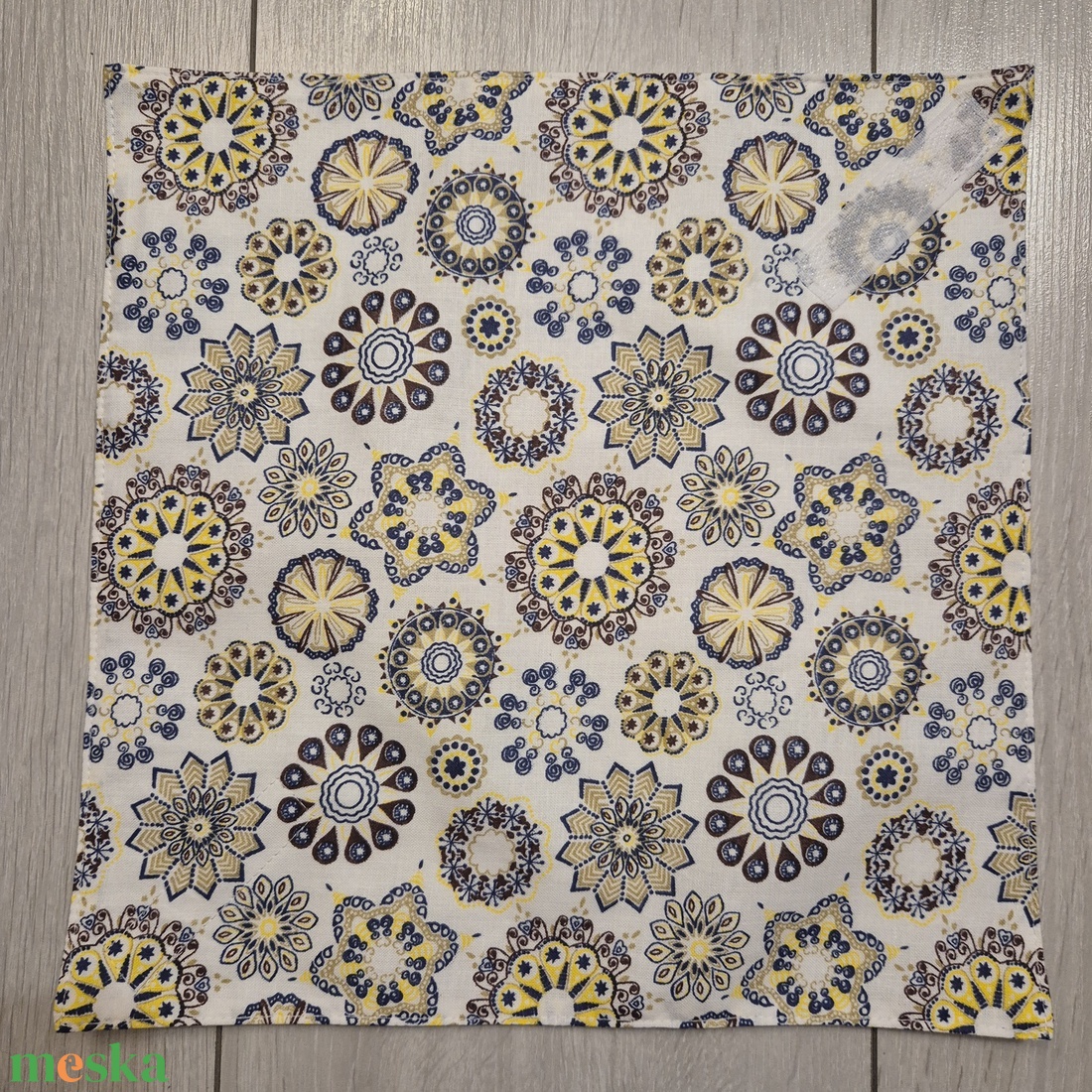 Öko szendvicscsomagoló - mandalamintás - táska & tok - uzsonna- & ebéd tartó - szendvics csomagoló - Meska.hu