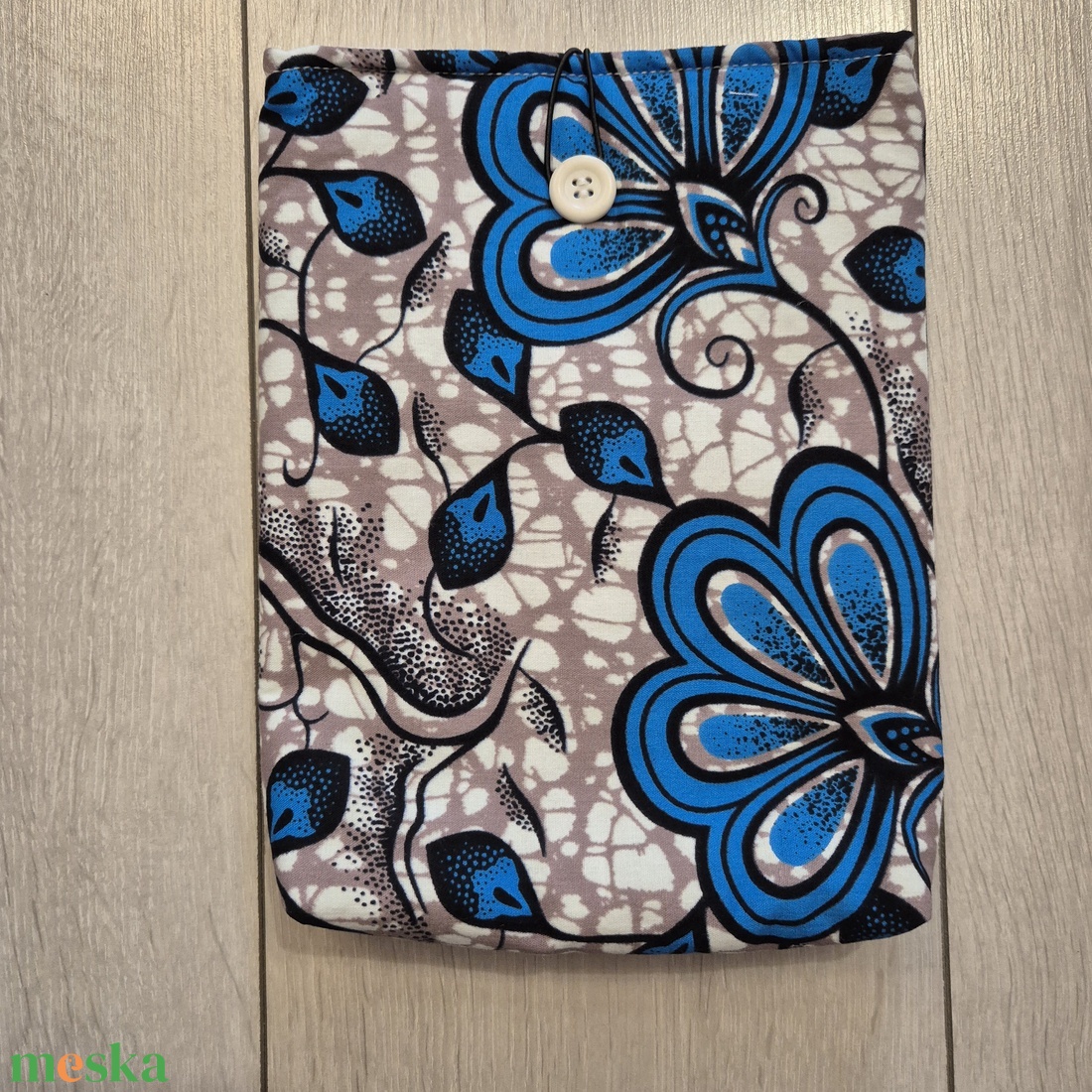 Könyvtok -  virágmintás(Afrikai textil) - könyv & zene - könyvtok - Meska.hu