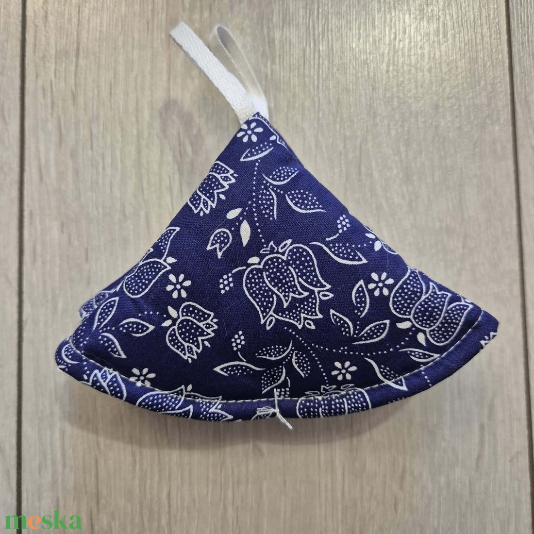 Edényfogó - kékfestő jellegű pamutvászonból  - otthon & életmód - konyhafelszerelés, tálalás - konyhai textil - edényfogó & edényfedő - Meska.hu