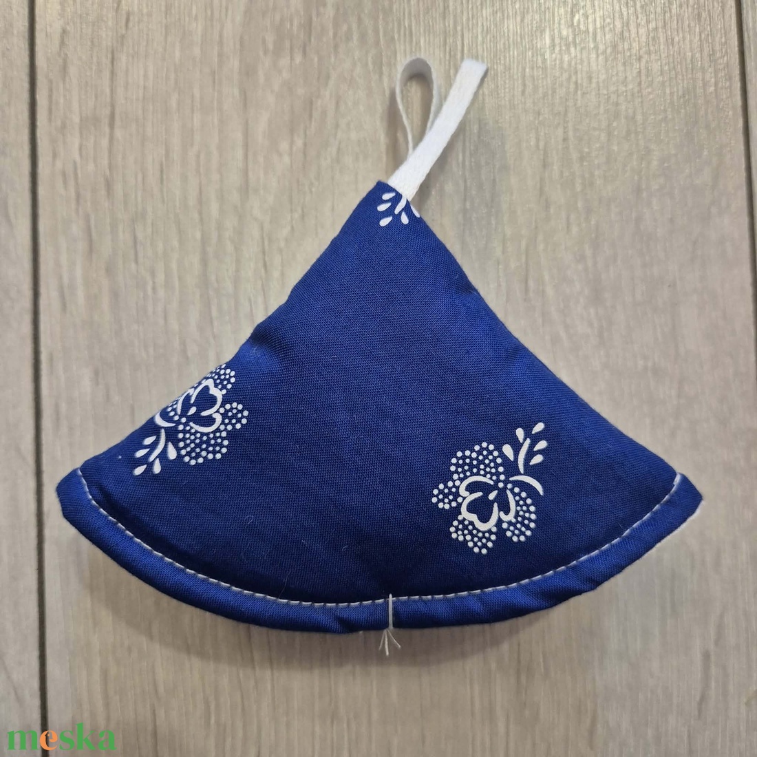 Edényfogó - kékfestő jellegű pamutvászonból  - otthon & életmód - konyhafelszerelés, tálalás - konyhai textil - edényfogó & edényfedő - Meska.hu