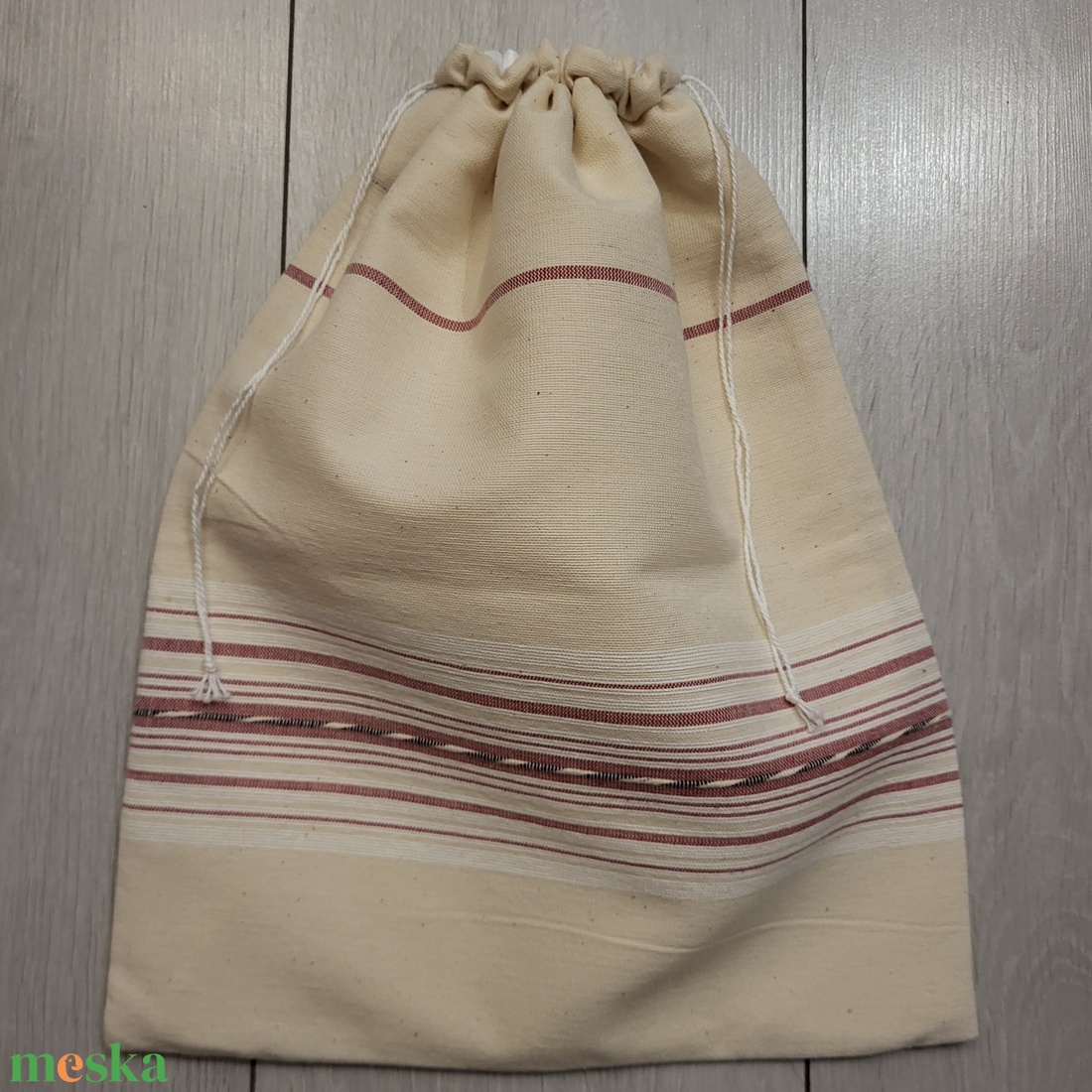 Kenyeres zsák zengővárkonyi szőttesből  - táska & tok - bevásárlás & shopper táska - kenyeres zsák - Meska.hu