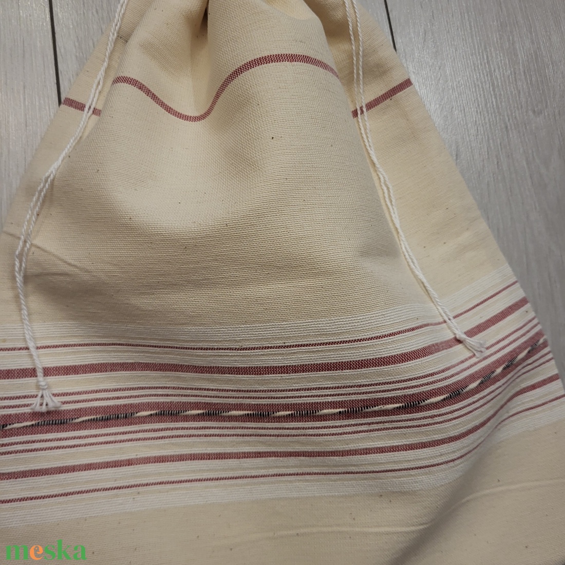 Kenyeres zsák zengővárkonyi szőttesből  - táska & tok - bevásárlás & shopper táska - kenyeres zsák - Meska.hu