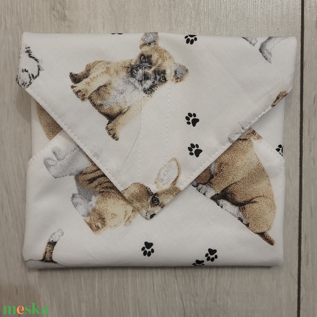 Szendvicscsomagoló - kutyás  - táska & tok - uzsonna- & ebéd tartó - szendvics csomagoló - Meska.hu