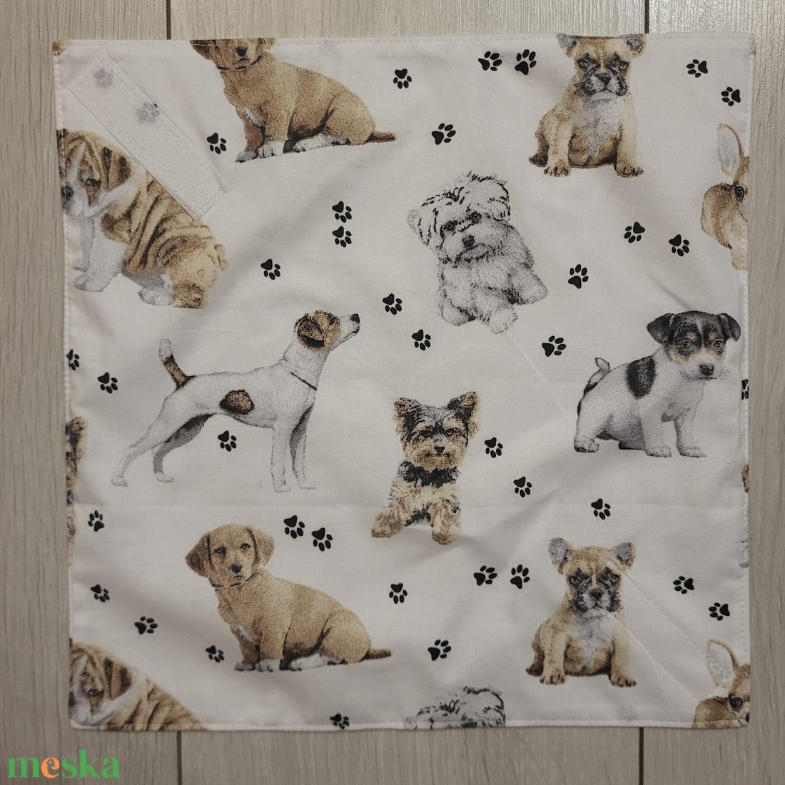 Szendvicscsomagoló - kutyás  - táska & tok - uzsonna- & ebéd tartó - szendvics csomagoló - Meska.hu