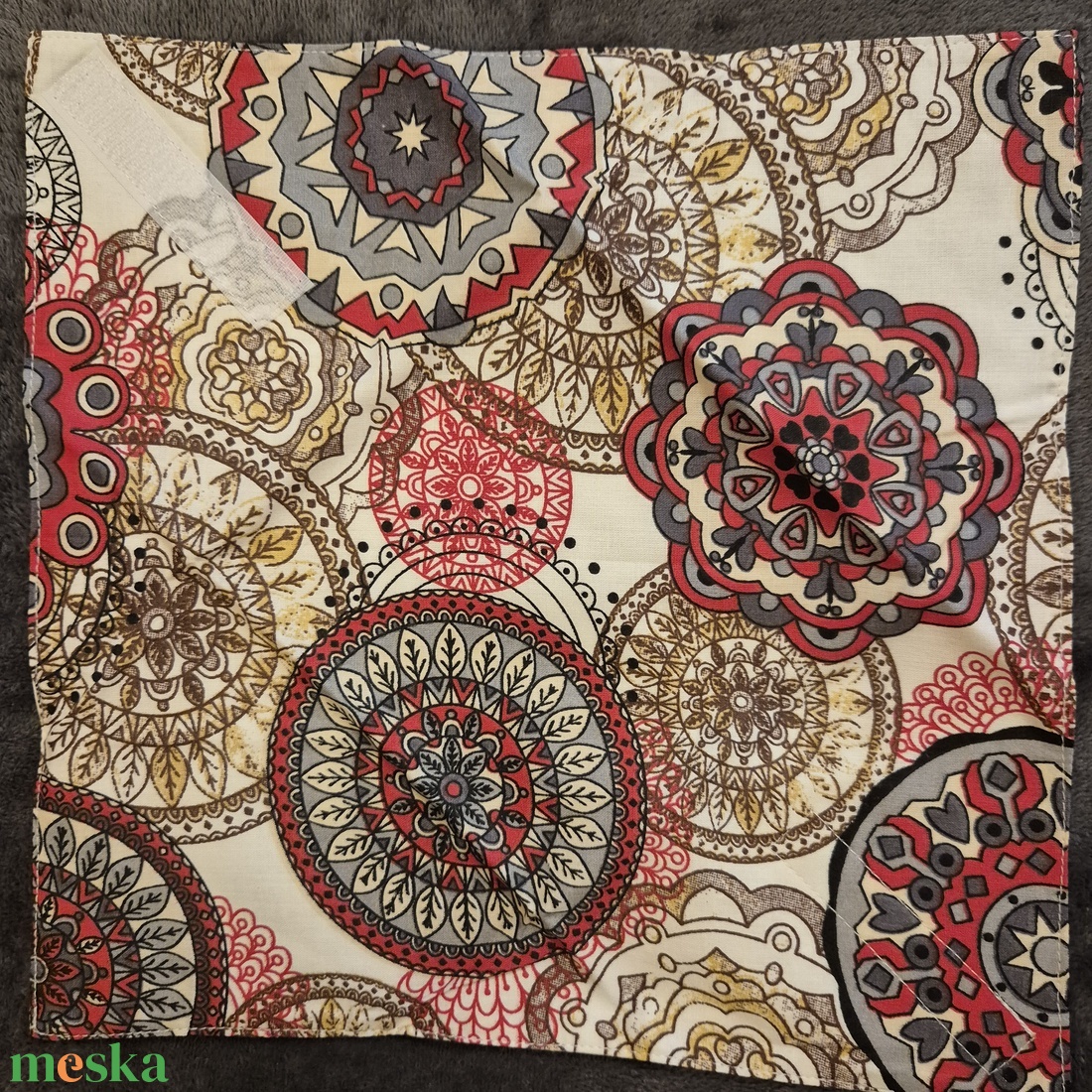 Öko szendvicscsomagoló - mandalamintás  - táska & tok - uzsonna- & ebéd tartó - szendvics csomagoló - Meska.hu