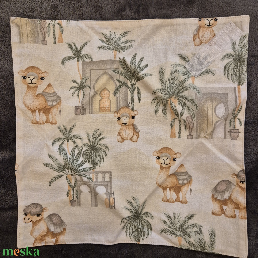 Öko szendvicscsomagoló - tevés  - táska & tok - uzsonna- & ebéd tartó - szendvics csomagoló - Meska.hu