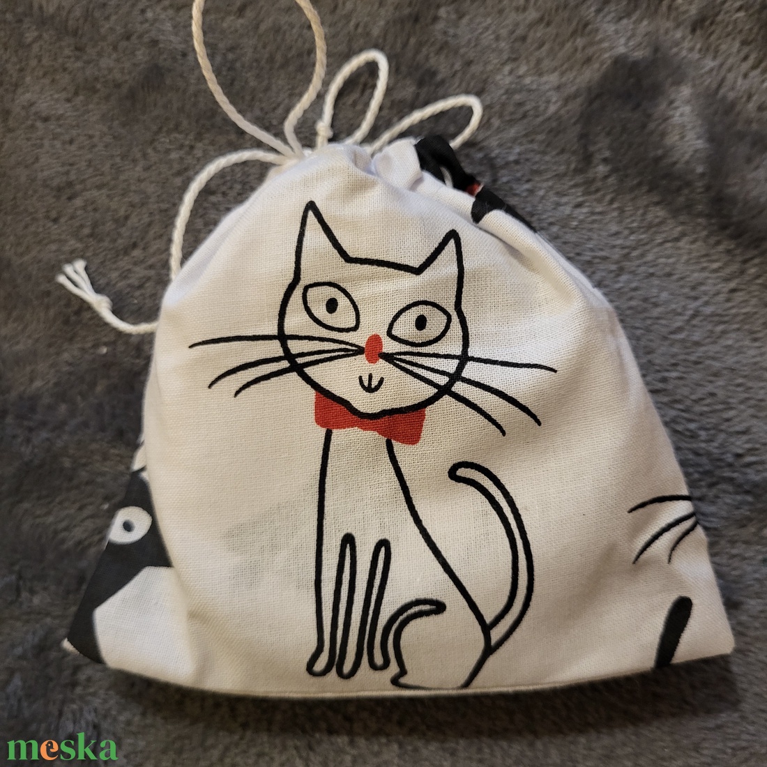  Arctisztító korong cica mintával - szépségápolás - arcápolás - arctisztító korong - Meska.hu