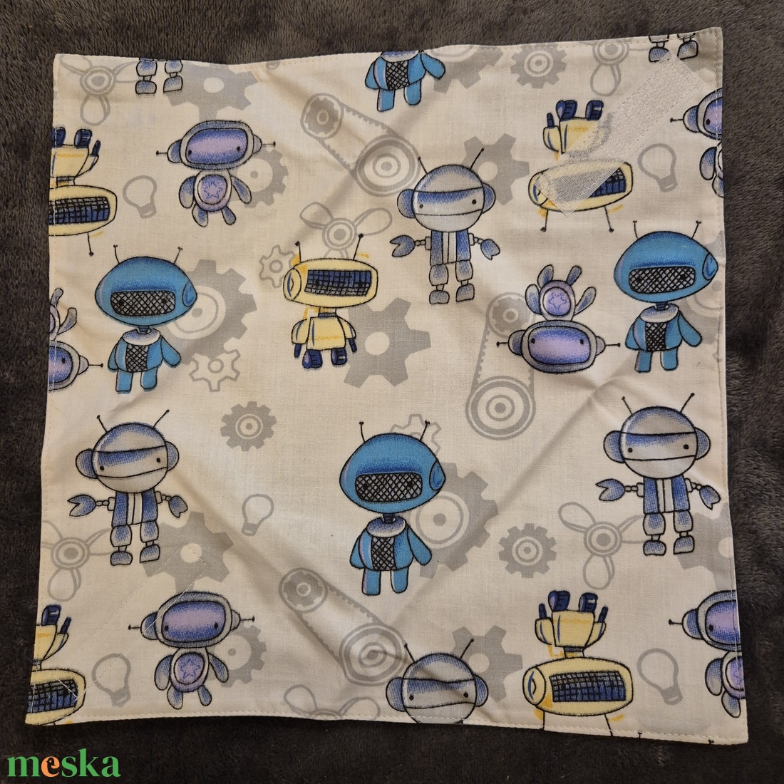 Öko szendvicscsomagoló - robotos  - táska & tok - uzsonna- & ebéd tartó - szendvics csomagoló - Meska.hu