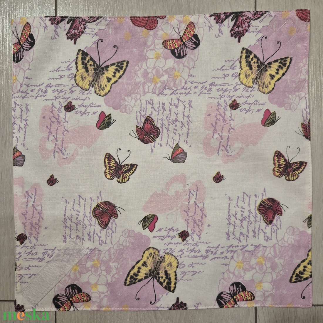 Öko szendvicscsomagoló - pillangós  - táska & tok - uzsonna- & ebéd tartó - szendvics csomagoló - Meska.hu