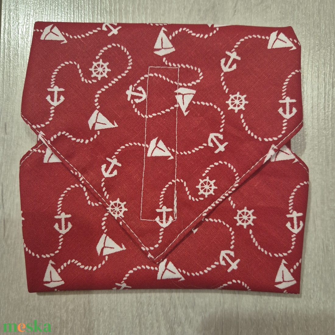 Öko szendvicscsomagoló - vitorlás - táska & tok - uzsonna- & ebéd tartó - szendvics csomagoló - Meska.hu