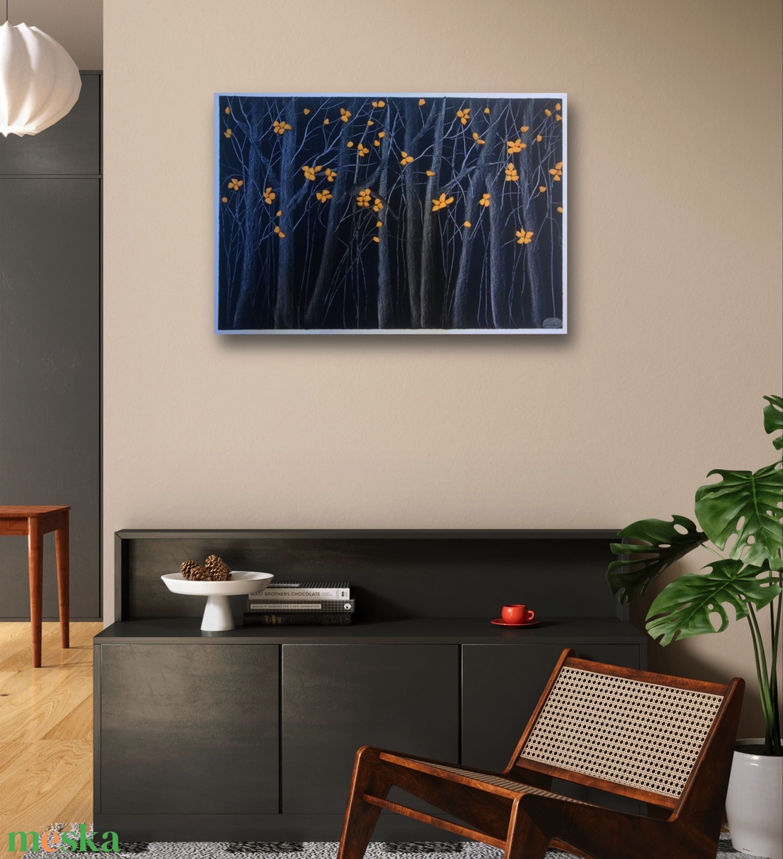 Sötét erdő 40x60 - otthon & életmód - dekoráció - kép & falikép - kavics kép - Meska.hu Sötét erdő 40x60 - otthon & életmód - dekoráció - kép & falikép - kavics kép - Meska.hu