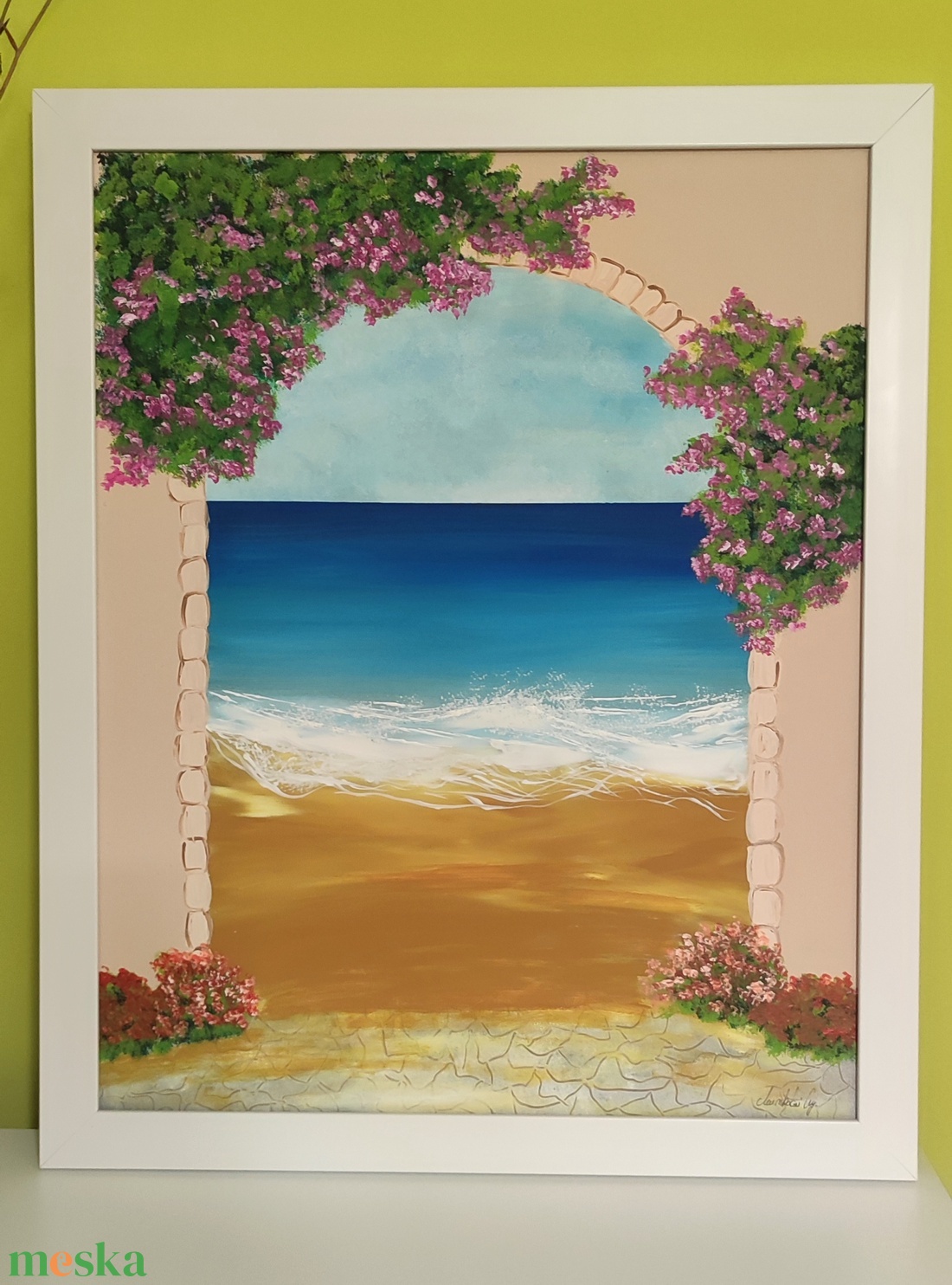 Egy kis nyár 40x50 cm - művészet - festmény - akril - Meska.hu Egy kis nyár 40x50 cm - művészet - festmény - akril - Meska.hu