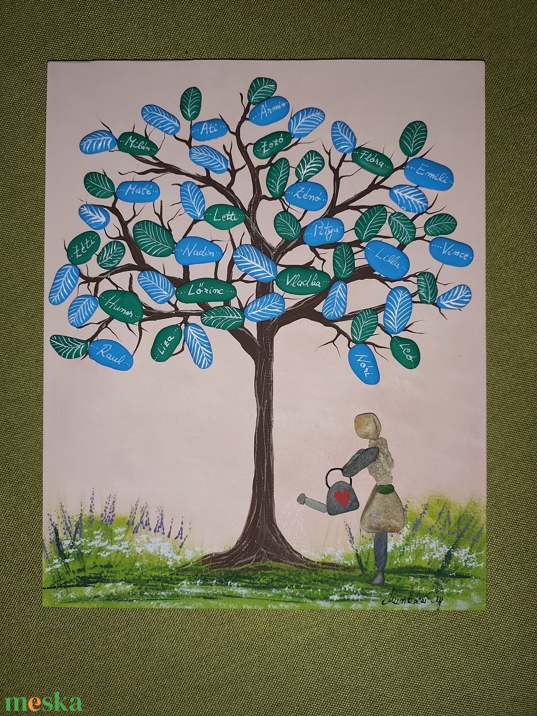Megrendelés 28x 35 cm - otthon & életmód - dekoráció - kép & falikép - kavics kép - Meska.hu