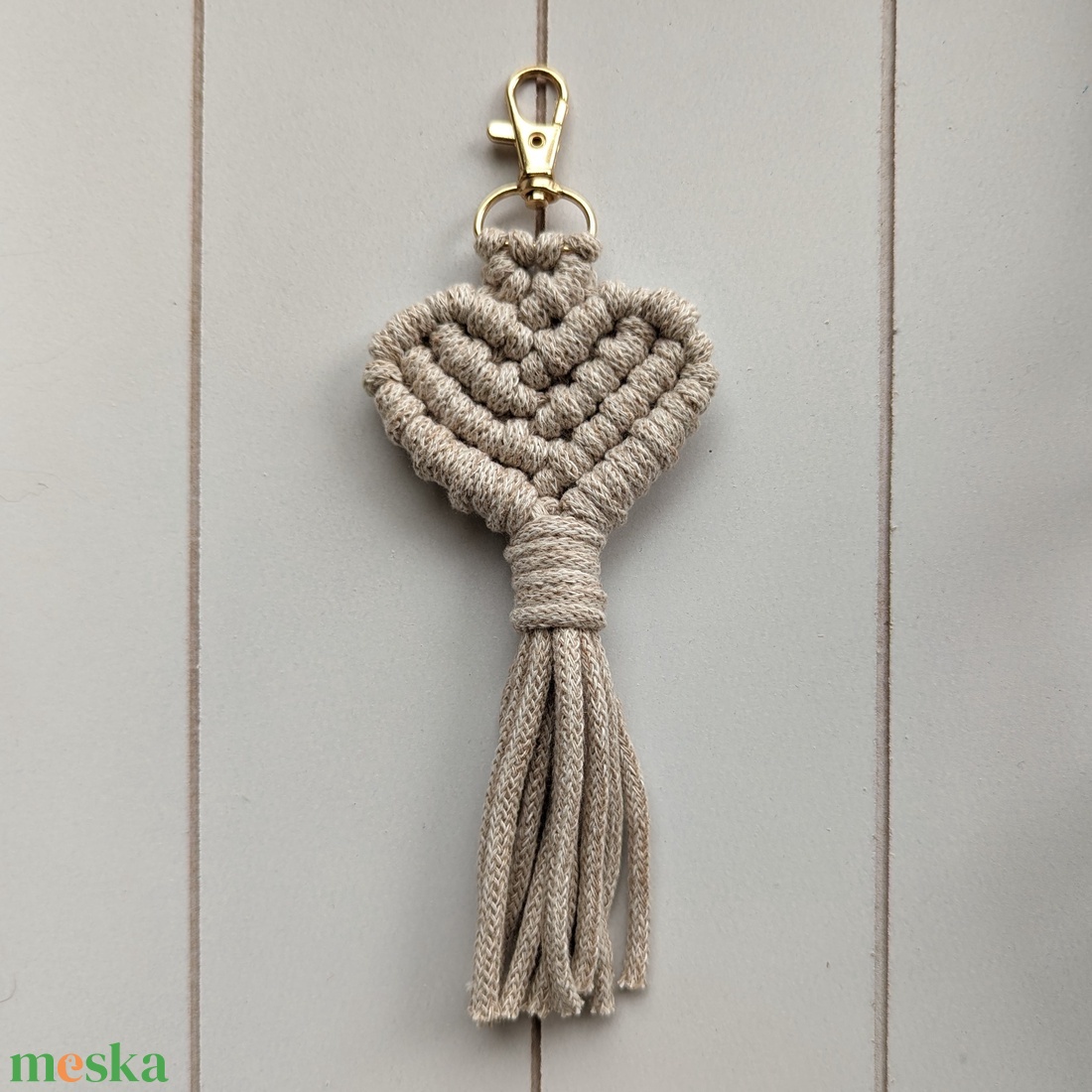 Makram kulcstartó - táska & tok - kulcstartó & táskadísz - kulcstartó - Meska.hu