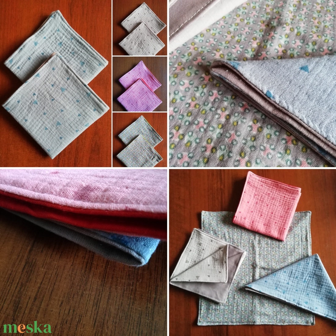Dupla textilszalvéta, pihepuha nedvszívó duplagézből és pamutvászonból - otthon & életmód - konyhafelszerelés, tálalás - konyhai textil - szalvéta - Meska.hu Dupla textilszalvéta, pihepuha nedvszívó duplagézből és pamutvászonból - otthon & életmód - konyhafelszerelés, tálalás - konyhai textil - szalvéta - Meska.hu