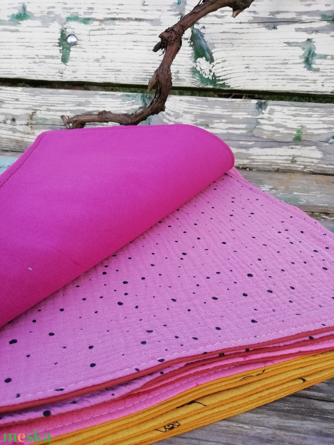 Dupla textilszalvéta, pihepuha nedvszívó duplagézből és pamutvászonból - otthon & életmód - konyhafelszerelés, tálalás - konyhai textil - szalvéta - Meska.hu Dupla textilszalvéta, pihepuha nedvszívó duplagézből és pamutvászonból - otthon & életmód - konyhafelszerelés, tálalás - konyhai textil - szalvéta - Meska.hu