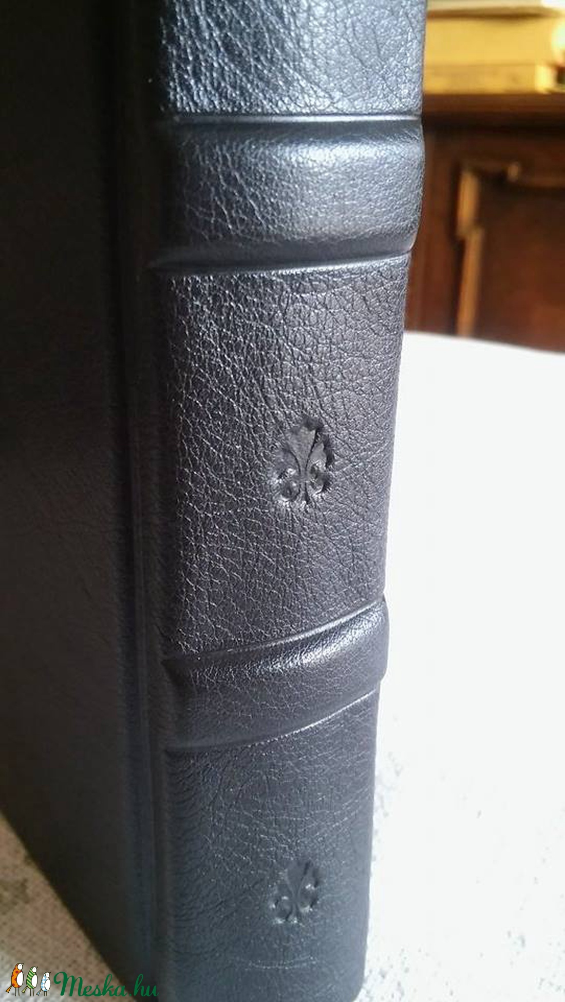 Antik fekete vendégkönyv -  - Meska.hu