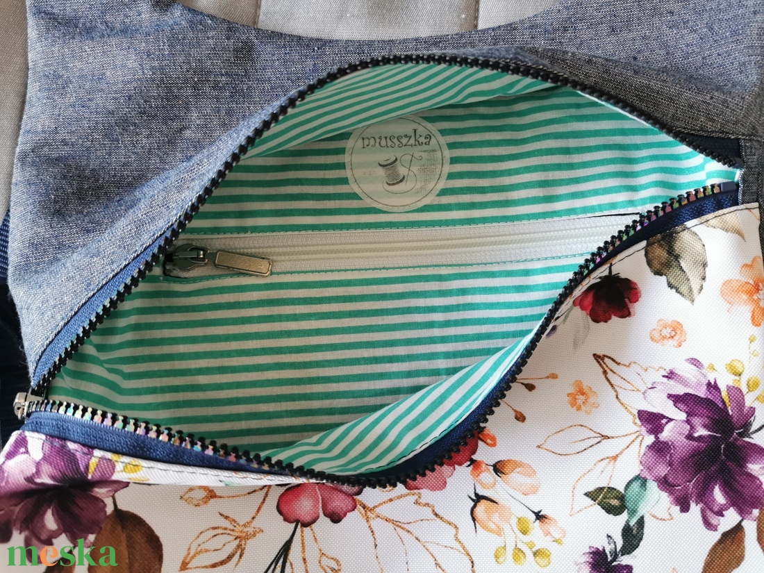 LETTI BackPack - virágos  - táska & tok - hátizsák - kishátizsák - Meska.hu