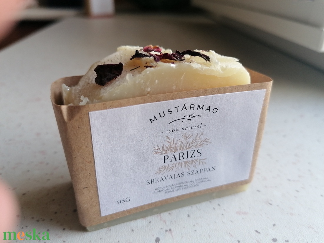 Párizs sheavajas szappan  - szépségápolás - szappan & fürdés - kézműves szappan - Meska.hu