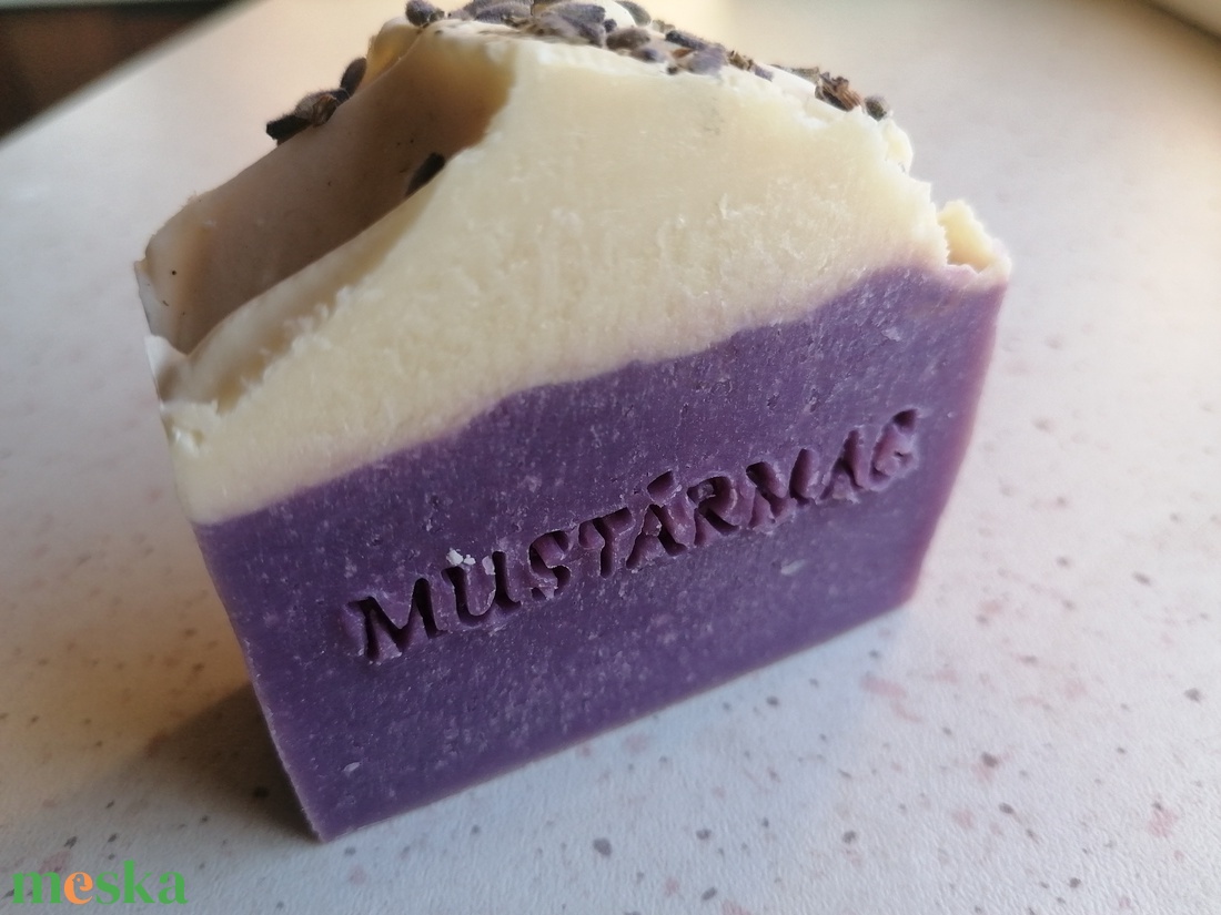 Levendula illatú sheavajas szappan  - szépségápolás - szappan & fürdés - kézműves szappan - Meska.hu