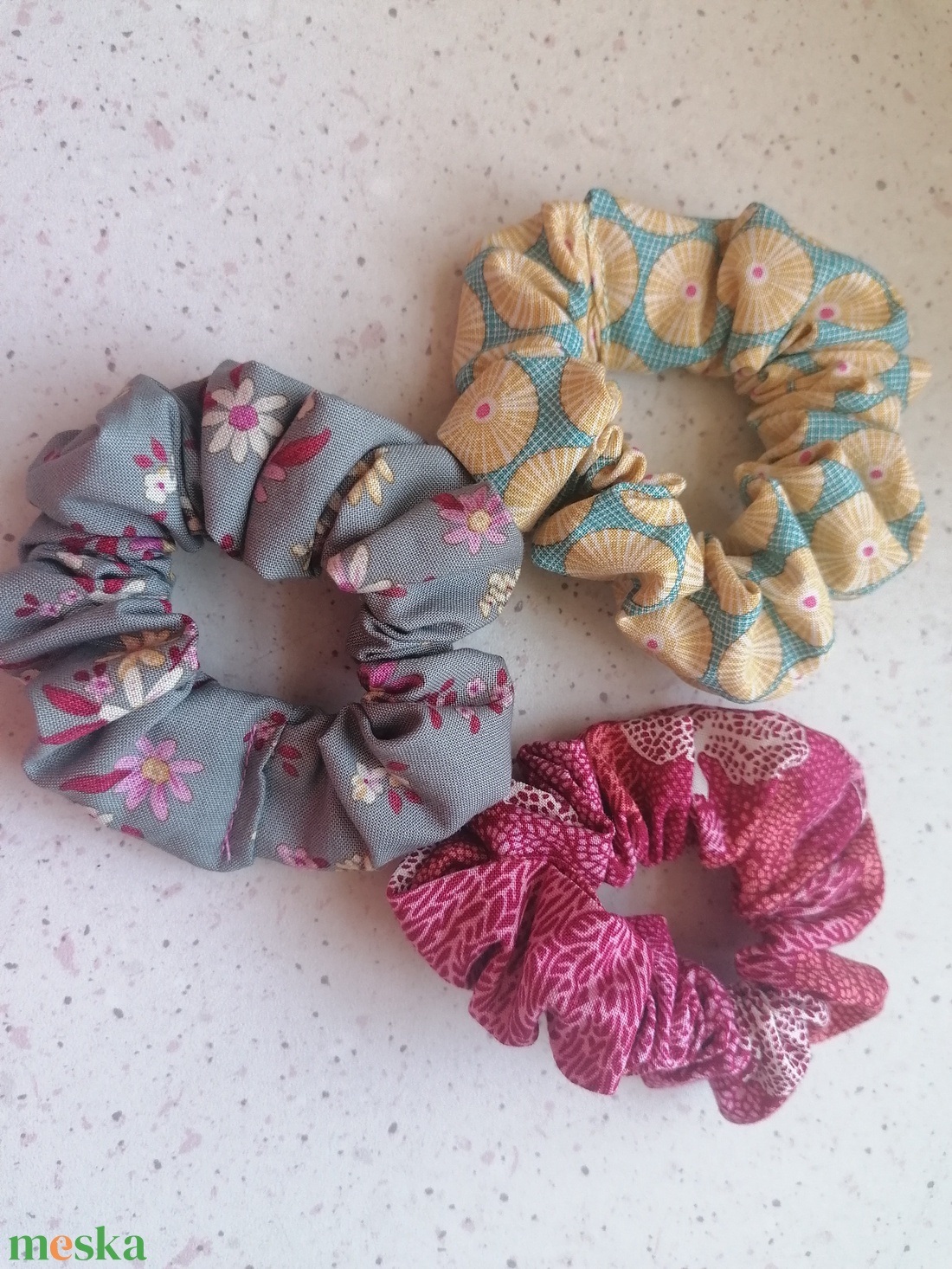 Hajgumi szett, Scrunchie szett 3 db-os, Tilda  -  - Meska.hu