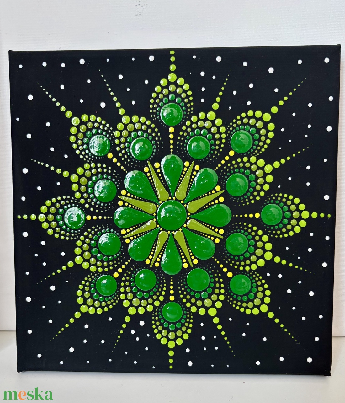 20x20 Mandala - művészet - festmény - akril - Meska.hu 20x20 Mandala - művészet - festmény - akril - Meska.hu