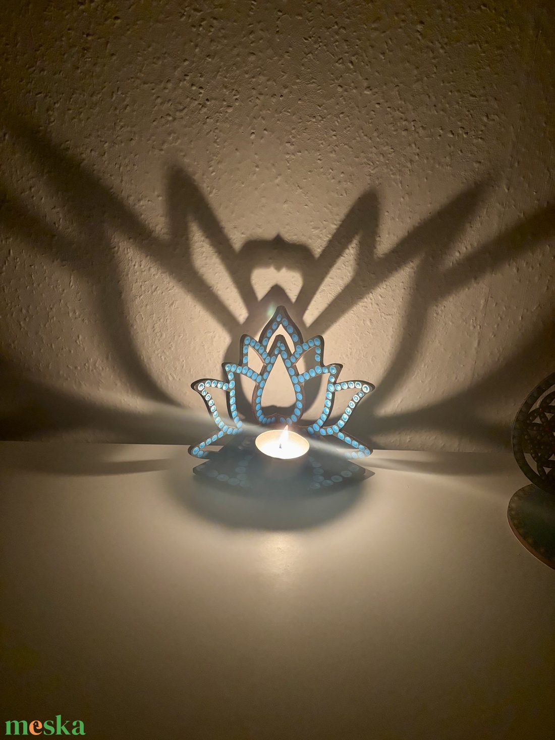 Lótuszvirág árnyéklámpa - otthon & életmód - gyertya, illat, aroma - mécses és mécsestartó - Meska.hu