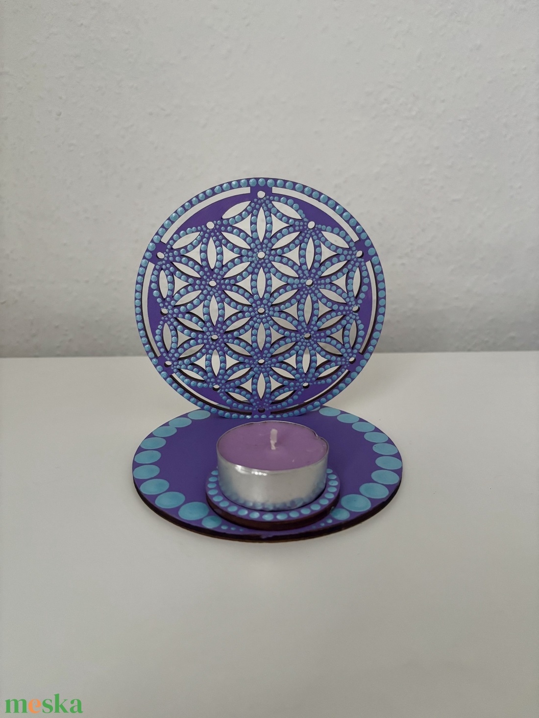 Életvirág árnyéklámpa - otthon & életmód - gyertya, illat, aroma - mécses és mécsestartó - Meska.hu