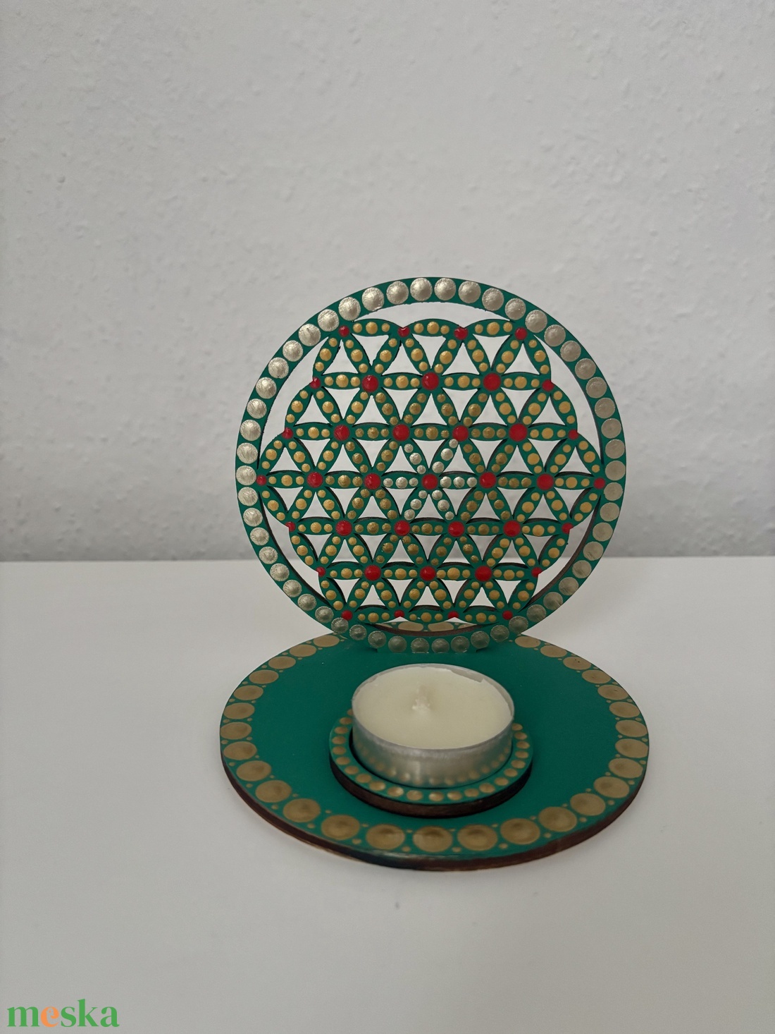 Életvirág árnyéklámpa - otthon & életmód - gyertya, illat, aroma - mécses és mécsestartó - Meska.hu