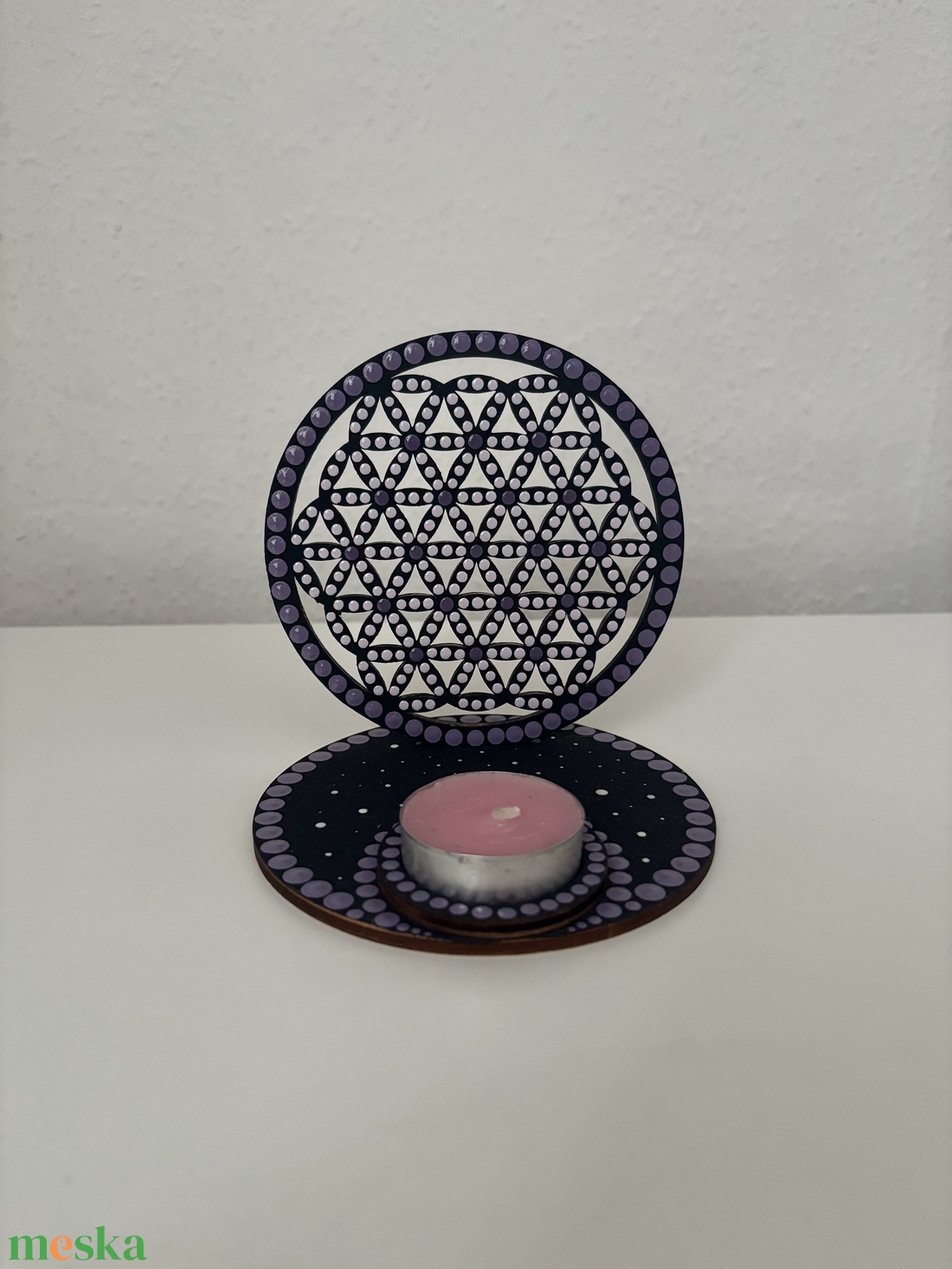 Életvirág árnyéklámpa - otthon & életmód - gyertya, illat, aroma - mécses és mécsestartó - Meska.hu