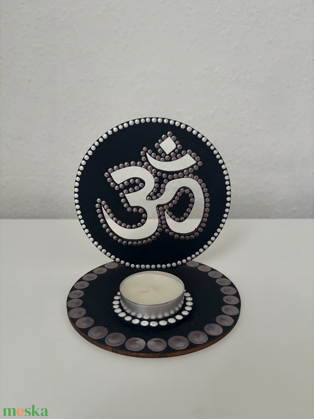 Ohm árnyéklámpa - otthon & életmód - gyertya, illat, aroma - mécses és mécsestartó - Meska.hu