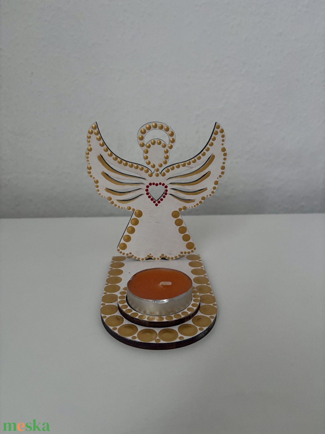 Angyalka árnyéklámpa - otthon & életmód - gyertya, illat, aroma - mécses és mécsestartó - Meska.hu