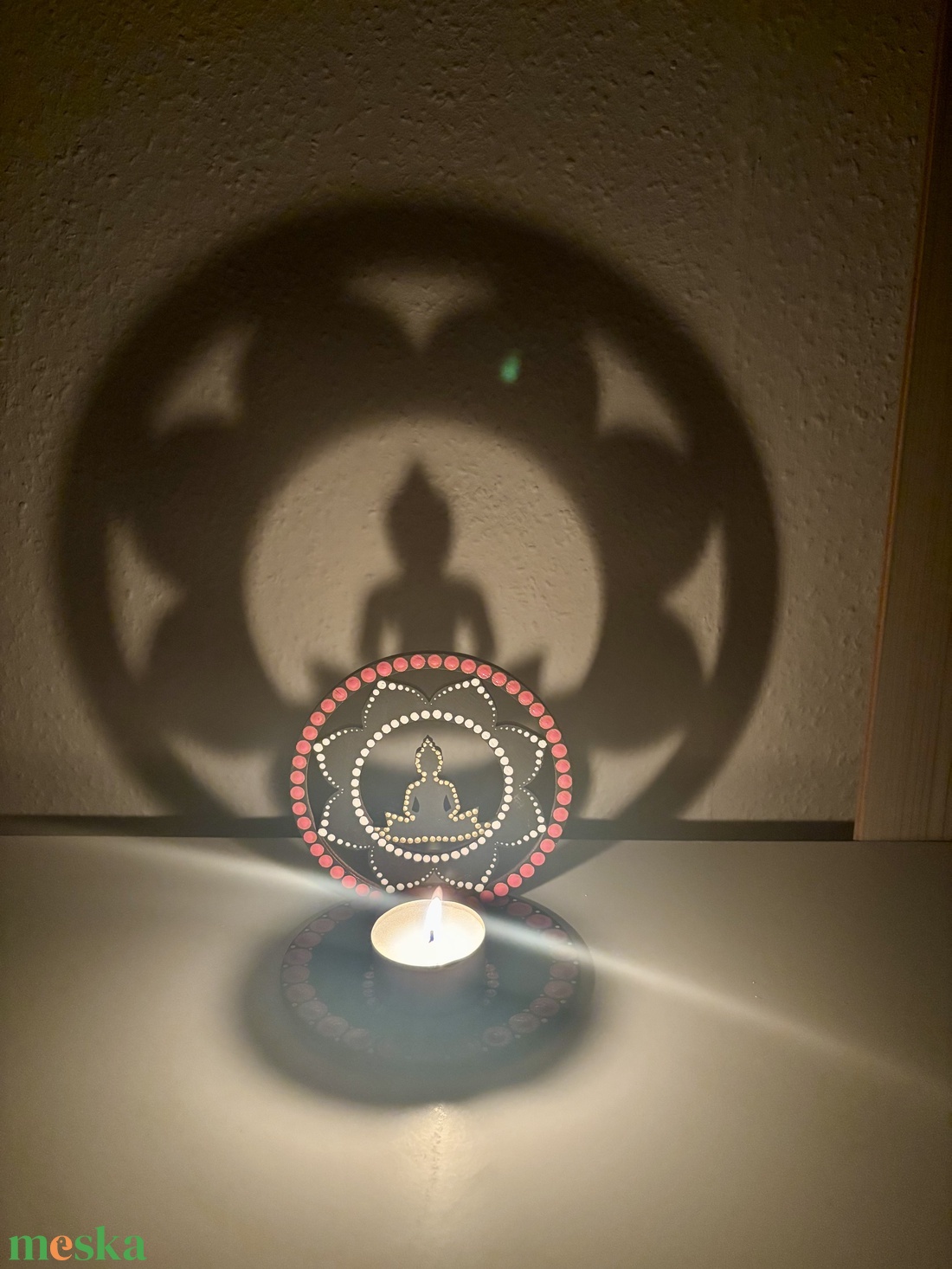 Buddha árnyéklámpa - otthon & életmód - gyertya, illat, aroma - mécses és mécsestartó - Meska.hu