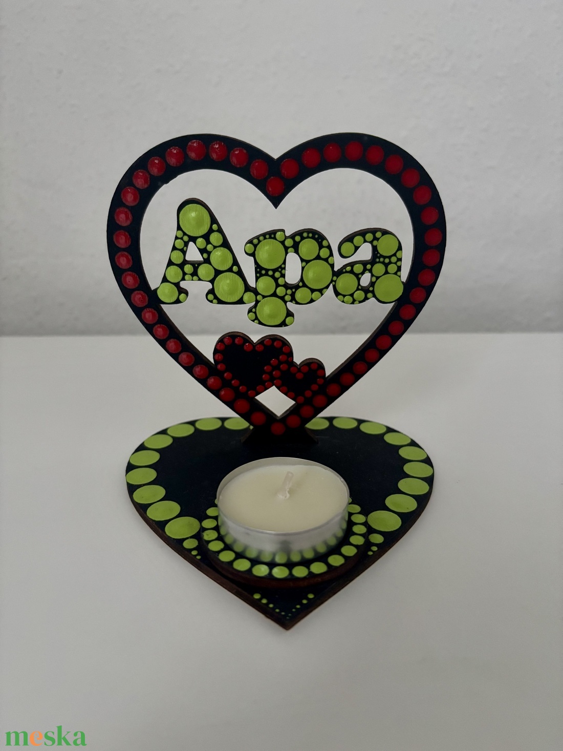 Apa feliratú árnyéklámpa - otthon & életmód - gyertya, illat, aroma - mécses és mécsestartó - Meska.hu