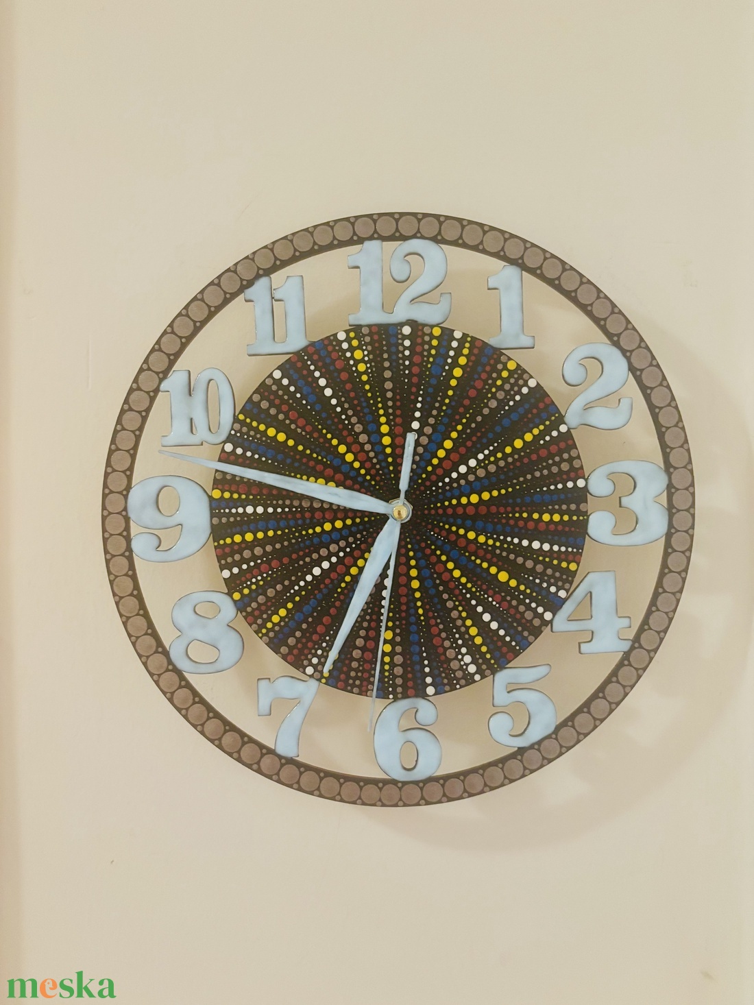 Sötétben világító falióra - otthon & életmód - dekoráció - fali és függő dekoráció - falióra & óra - Meska.hu