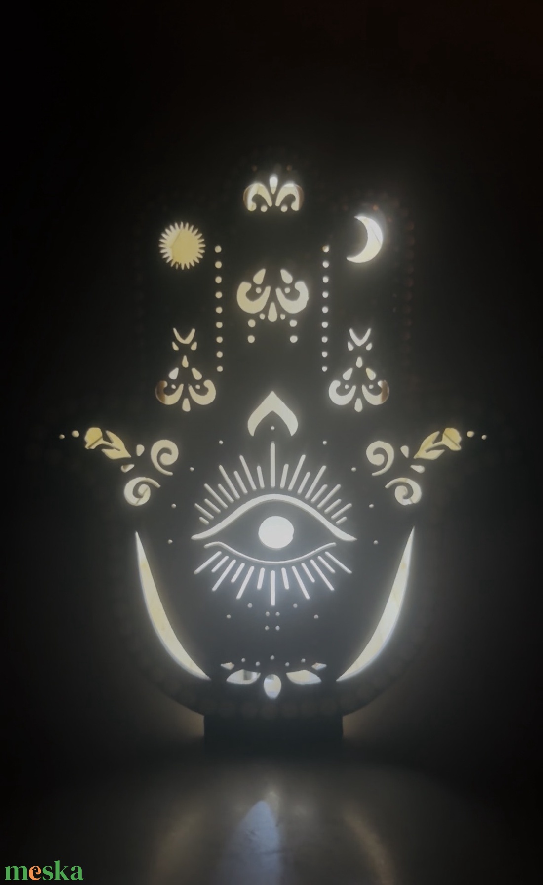 Hamsa kéz lámpa - otthon & életmód - lámpa - hangulatlámpa - Meska.hu