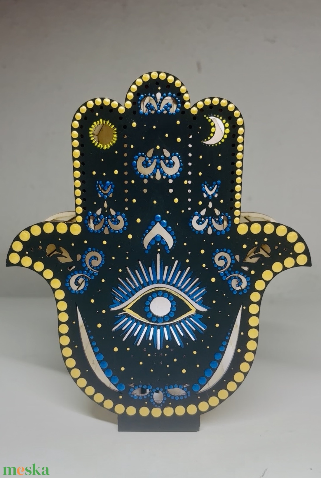 Hamsa kéz lámpa - otthon & életmód - lámpa - hangulatlámpa - Meska.hu