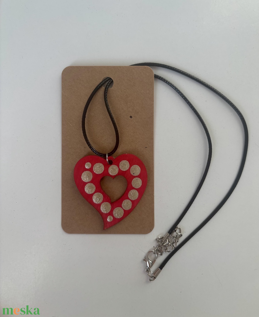Szivecskés nyaklánc - ékszer - nyaklánc - medálos nyaklánc - Meska.hu