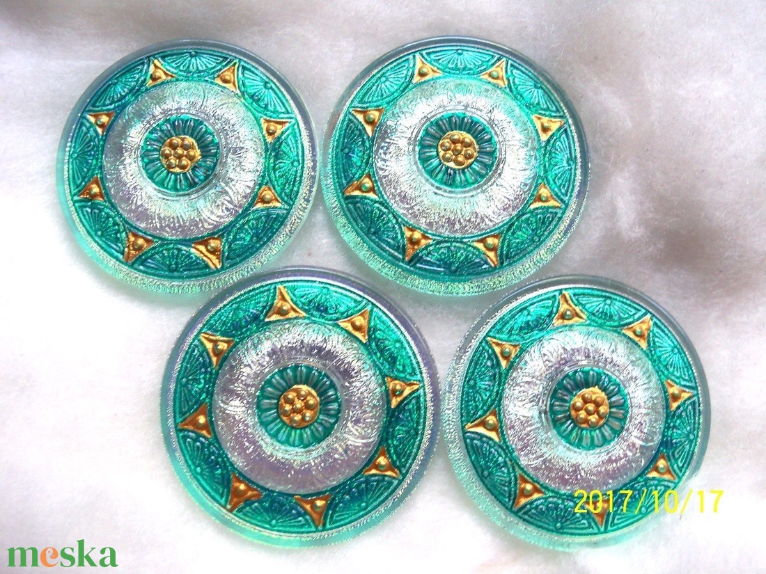 Menta 35mm - kellékek & szerszámok - gyöngyfűzés kellékek - cabochon - Meska.hu Menta 35mm - kellékek & szerszámok - gyöngyfűzés kellékek - cabochon - Meska.hu