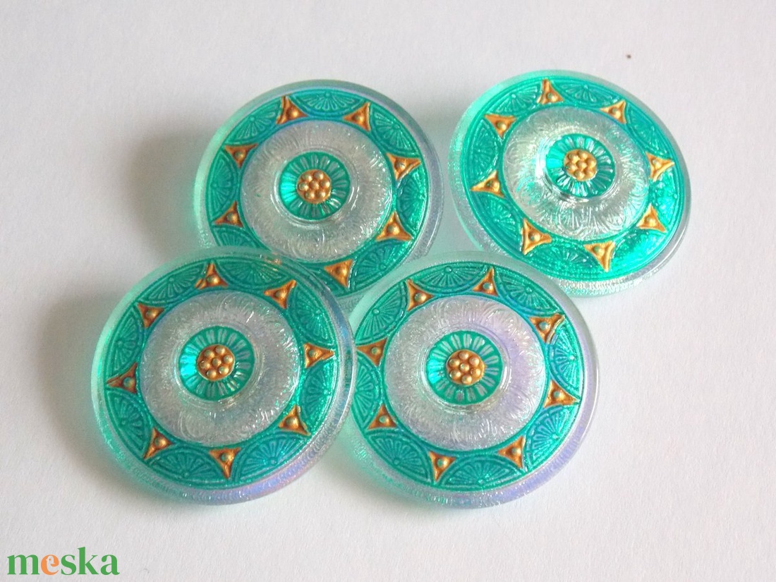 Menta 35mm - kellékek & szerszámok - gyöngyfűzés kellékek - cabochon - Meska.hu Menta 35mm - kellékek & szerszámok - gyöngyfűzés kellékek - cabochon - Meska.hu
