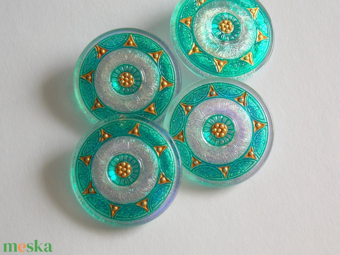 Menta 35mm - kellékek & szerszámok - gyöngyfűzés kellékek - cabochon - Meska.hu Menta 35mm - kellékek & szerszámok - gyöngyfűzés kellékek - cabochon - Meska.hu