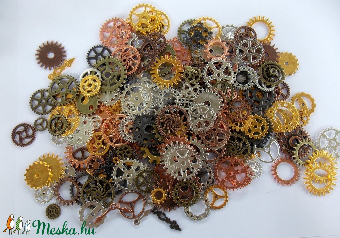Steampunk /1 - kellékek & szerszámok - gyöngyfűzés kellékek - fém köztesek - Meska.hu