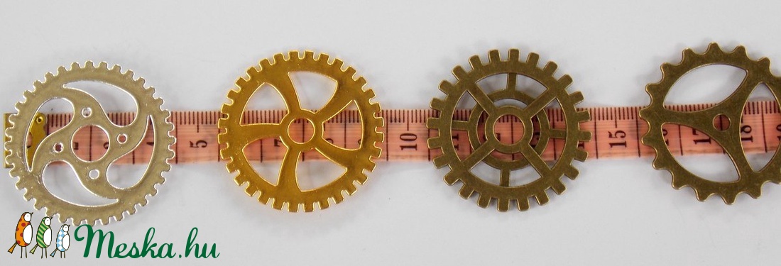 Steampunk /1 - kellékek & szerszámok - gyöngyfűzés kellékek - fém köztesek - Meska.hu