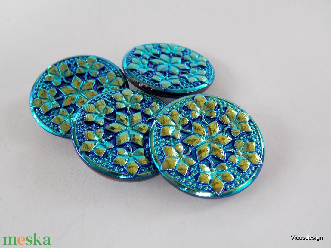 Kék virágok 31mm - kellékek & szerszámok - gyöngyfűzés kellékek - cabochon - Meska.hu Kék virágok 31mm - kellékek & szerszámok - gyöngyfűzés kellékek - cabochon - Meska.hu