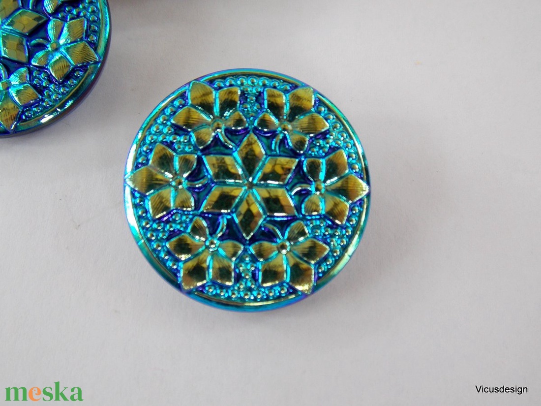 Kék virágok 31mm - kellékek & szerszámok - gyöngyfűzés kellékek - cabochon - Meska.hu Kék virágok 31mm - kellékek & szerszámok - gyöngyfűzés kellékek - cabochon - Meska.hu