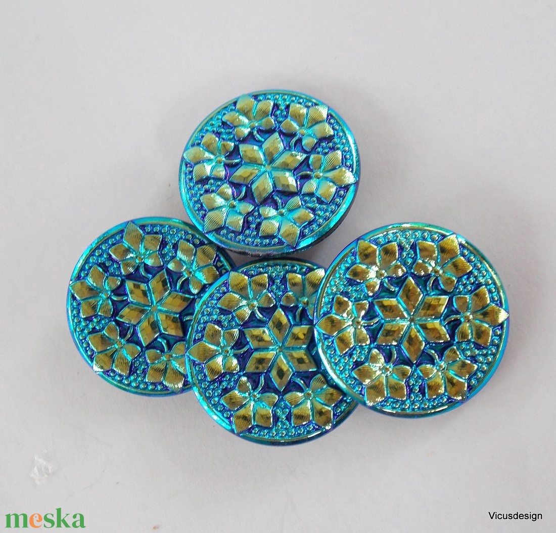 Kék virágok 31mm - kellékek & szerszámok - gyöngyfűzés kellékek - cabochon - Meska.hu Kék virágok 31mm - kellékek & szerszámok - gyöngyfűzés kellékek - cabochon - Meska.hu