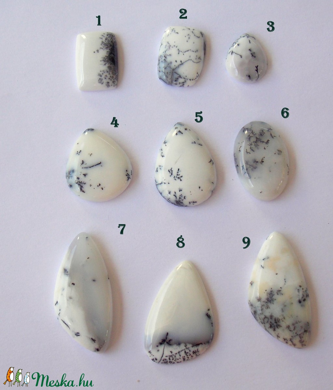Dendrite opál - kellékek & szerszámok - gyöngyfűzés kellékek - cabochon - Meska.hu Dendrite opál - kellékek & szerszámok - gyöngyfűzés kellékek - cabochon - Meska.hu