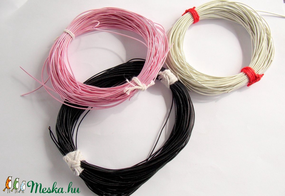  Kemény francis drót 6 színben  - kellékek & szerszámok - gyöngyfűzés kellékek - Meska.hu