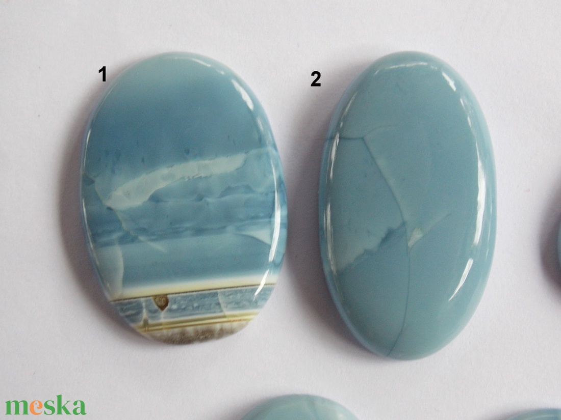 Kék opál - kellékek & szerszámok - gyöngyfűzés kellékek - cabochon - Meska.hu Kék opál - kellékek & szerszámok - gyöngyfűzés kellékek - cabochon - Meska.hu